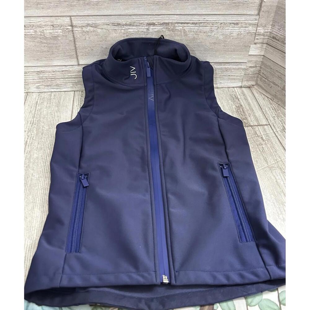 JIV Sport Nordic Boys Performance Vest Navy Size 140  (8-10)– NWT